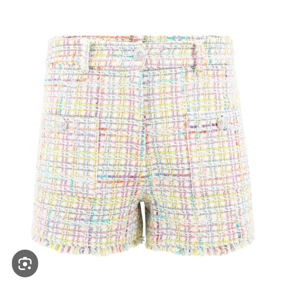 Rainbow Tweed Generation Love Diaz Shorts Sz 4 New With Tags - Picture 6 of 16
